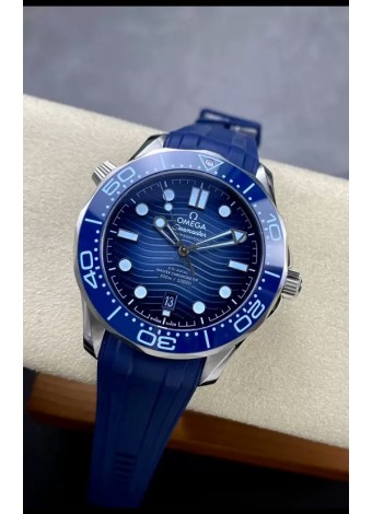Omega Seamaster 300M Azul Summer Suizo Acero 904L Réplica a Espejo 1:1