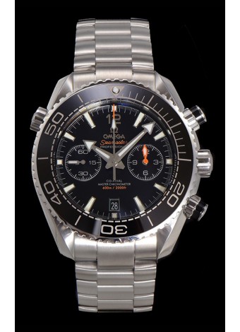 Omega Super Clone Planet Ocean 600M Cronógrafo Acero 904L Reloj Réplica
