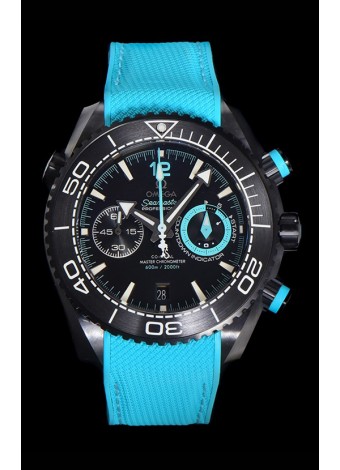 Omega Super Clone Planet Ocean 600M Cronógrafo Edición Emirates Réplica Suiza