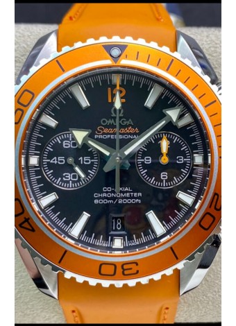Omega Planet Ocean 600M Cronógrafo Acero 904L Reloj Réplica Espejo 1:1