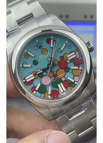 Rolex Oyster Perpetual REF# 124300 Dial Celebration en 41MM Reloj Movimiento Automático ETA 3230