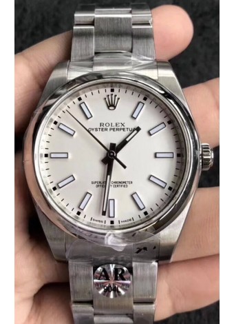 Rolex Oyster Perpetual REF#124300 41MM Movimiento Cal.3230 Réplica Suizo Dial en Negro Acero 904L Reloj Réplica a Espejo 1:1