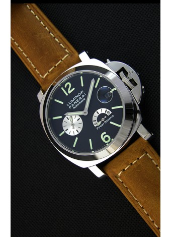 Panerai Luminor Reloj Réplica Japonés con Indicador de Reserva de Energía en Caja de Acero