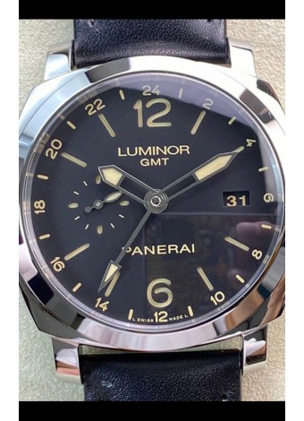 Panerai Luminor 1950 PAM00531 Edición GMT Dial Negro - Réplica Espejo 1:1