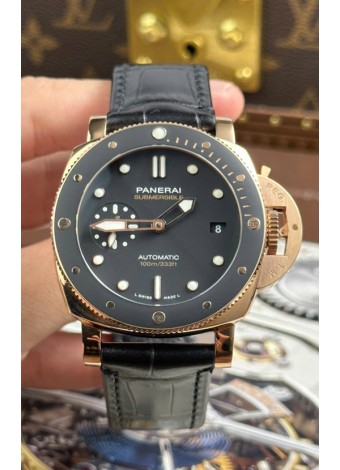 Panerai Super Clone Submersible PAM974 Reloj Oro Rosado 42MM