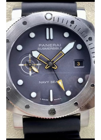 Panerai Submersible PAM1323 GMT Edición Navy Seals Reloj Réplica Espejo 1:1 44MM