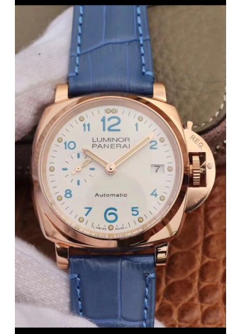 Panerai Luminor Edición DUE PAM756 Reloj Réplica a Espejo 1:1 Caja en Oro Rosado 42MM
