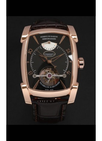 Parmigiani Fleurier Kalpa XL Oro Rosado Reloj Réplica Suizo Genuino Tourbillon 1:1