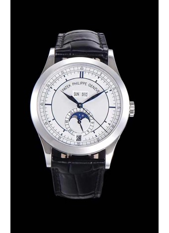 Patek Philippe Annual Calendar 5396-001 Complications Reloj Réplica Suizo Dial Blanco