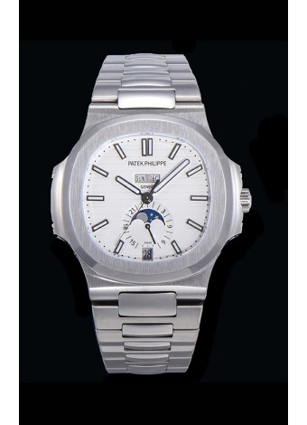 Patek Philippe Nautilus 5726A Dial Blanco Reloj Répliza 1:1 Versión 2022 Actualizada
