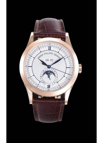 Patek Philippe Annual Calendar 5396R-001 Complications Reloj Réplica Suizo Dial Blanco