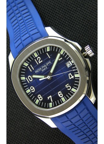 Patek Philippe Aquanaut 5168G-001 Reloj Réplica Suizo Dial en Azul - Versión Actualizada a Espejo 1:1