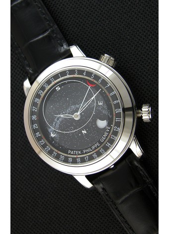 Patek Philippe Grand Complication 6102P Celestial Moon Age Reloj Réplica Suizo Dial Gris