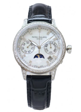 Patek Philippe Grand Complications Ladies First Perpetual Calendaer Caja Acero Reloj Réplica Suiza