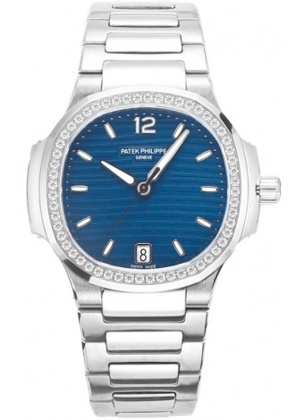 Patek Philippe Nautilus 7118 35MM 1:1 Acero Inoxidable Dial Azul Reloj Superclone 1:1