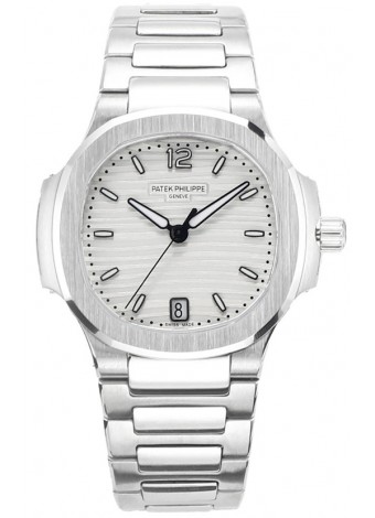 Patek Philippe Nautilus 7118 35MM 1:1 Acero Inoxidable Dial Blanco Reloj Superclone 1:1