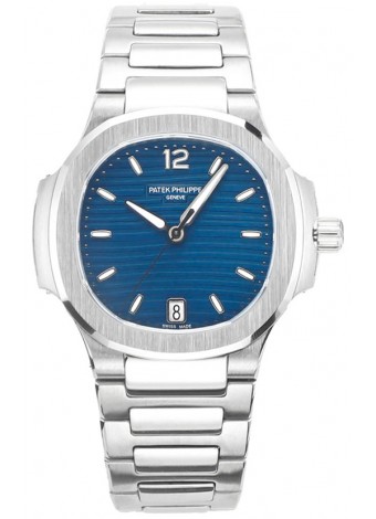 Patek Philippe Nautilus 7118 35MM 1:1 Acero Inoxidable Dial Azul Reloj Superclone 1:1