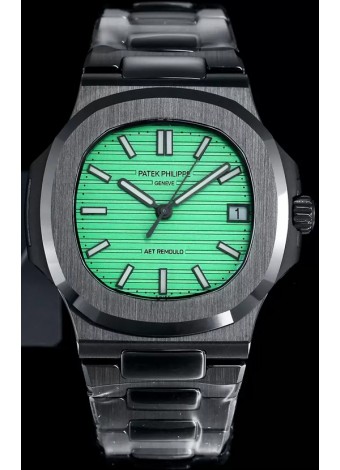 Patek Philippe Nautilus 5711 AET Remould Edición Cerámica Negra Dial Verde Reloj Réplica Suiza