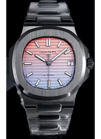 Patek Philippe Nautilus 5711 AET Remould Edición Cerámica Negra Dial Degradado Reloj Réplica Suiza