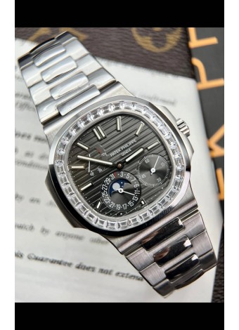 Patek Philippe Nautilus 5712G 1:1 Quality Reloj Réplica Suiza en Dial Gris