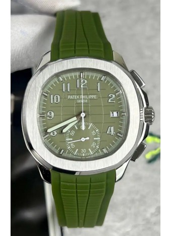 Patek Philippe Aquanaut 5968A Dial Verde Chronograph Reloj Réplica Espejo 1:1
