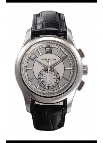 Patek Philippe 5205 Complications Moonphase Dial Blanco Reloj Réplica Suiza Espejo 1:1
