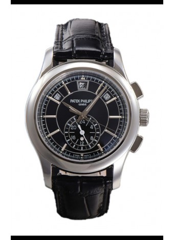 Patek Philippe 5205 Complications Moonphase Dial NegroReloj Réplica Suiza Espejo 1:1