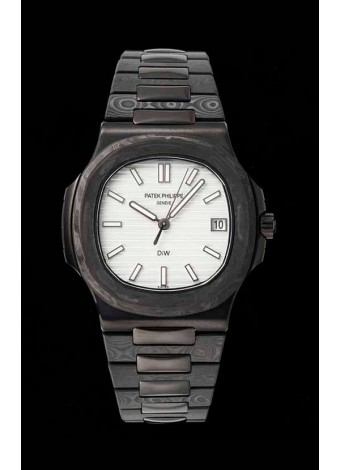 Patek Philippe Nautilus 5711 Edición DiW Cerámica/Carbono Reloj Réplica Suizo Espejo 1:1