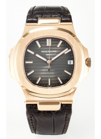 Patek Philippe Super Clone Nautilus 5711R-001 904L Dial Oro Rosado Marrón 