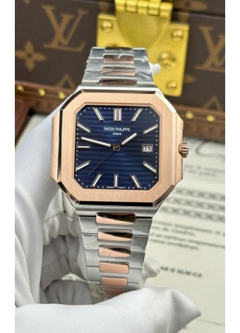 Patek Philippe Cubitus 5821 Caja Dos Tonos Dial Azul Reloj Réplica Suizo 