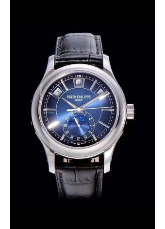 Patek Philippe Complications MoonPhase 5205-001 Reloj Réplica Suizo a Espejo 1:1 Dial Azul