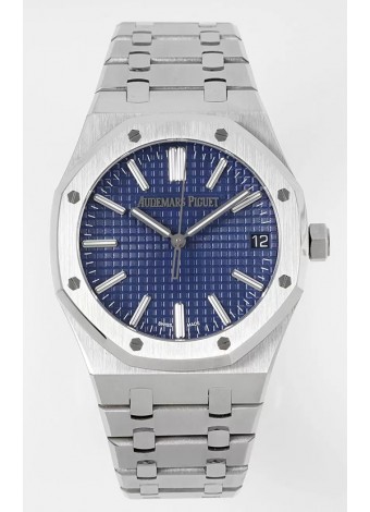Audemars Piguet Royal Oak 15510 50 Aniversario 41MM Dial Azul Acero 904L Réplica a Espejo 1:1