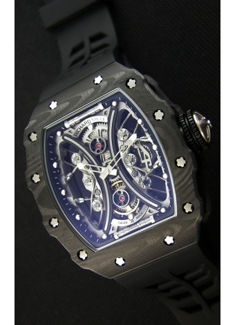 Richard Mille RM53-01 Pablo Mac Donough Caja de Carbón Forjado Reloj Réplica Suizo