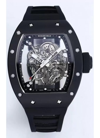 Richard Mille RM055 Caja Cerámica Con Tourbillon Genuino Reloj Super Clone