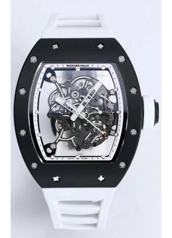 Richard Mille RM055 Caja Cerámica Con Tourbillon Genuino Reloj Super Clone