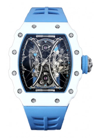 Richard Mille RM53-01 Pablo Mac Donough TPT Blanco Case Reloj Réplica Suiza