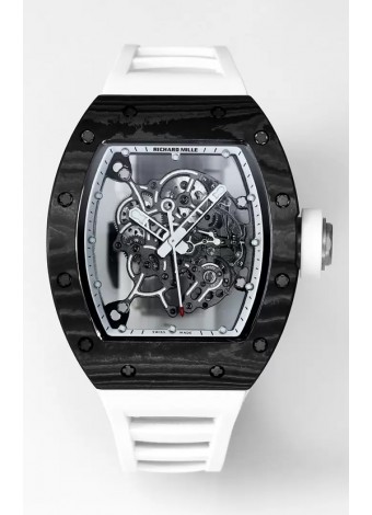 Richard Mille RM055 Caja Carbono Negro Reloj Superclone 1:1 Genuino Tourbillon