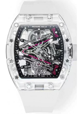 Richard Mille RM38-02 Zafiro Bubba Watson Genuino Movimiento Tourbillon Réplica Espejo 1:1