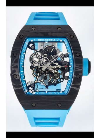 Richard Mille RM055 Negro NTPT Reloj con Movimiento Auténtico Vaucher Réplica Super