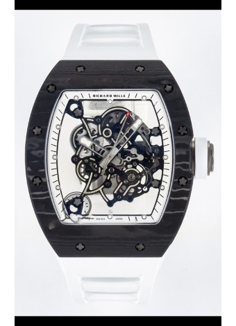 Richard Mille RM055 Negro NTPT Reloj con Movimiento Auténtico Vaucher Réplica Super