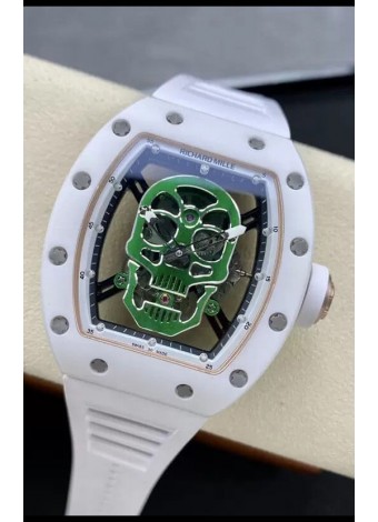 Richard Mille RM052-01 Reloj Edición Skull Genuino Tourbillon en Caja de Cerámica