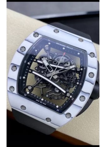 Richard Mille 61-01 Yohan Blake Genuino Movimiento Tourbillon Reloj Réplica Espejo 1:1