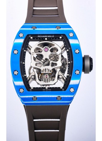 Richard Mille RM052-1 Tourbillon Caja de Carbono NTPT en Azul - Calidad Espejo 1:1