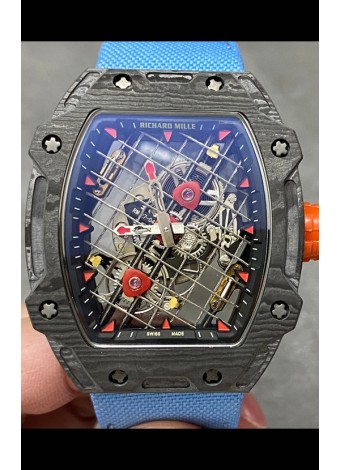 Richard Mille RM27-04 Caja Fibra de Carbono Reloj Réplica Suizo 1:1