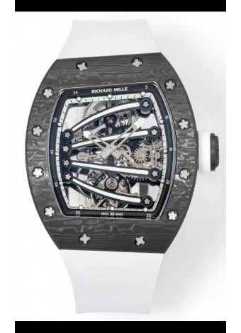 Richard Mille Super Clone RM59-01 Caja Carbono NTPT Dial Negro Reloj Réplica Suizo