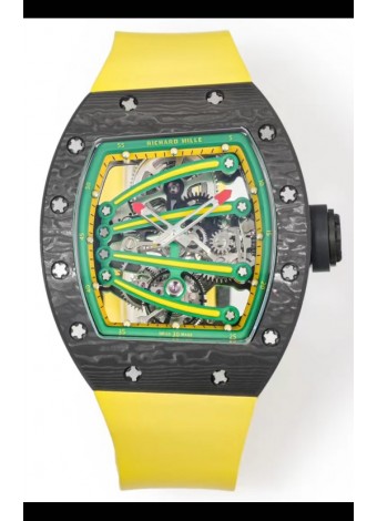 Richard Mille Super Clone RM59-01 Caja Carbono NTPT Dial Verde Reloj Réplica Suizo