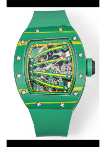 Richard Mille Super Clone RM59-01 Verde Carbon NTPT Case Reloj Réplica Suizo