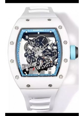 Richard Mille Super Clone RM055 Caja Cerámica con Reloj Genuino Tourbillon