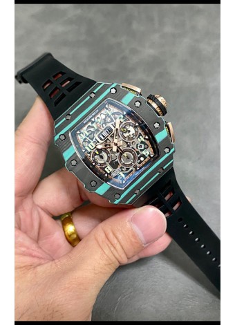 Richard Mille RM11-03 Carbono Forjado Casing 1:1 Calidad Espejo Reloj Réplica Suizo