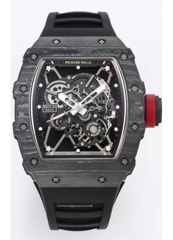 Richard Mille RM35-01 Rafael Nadal Caja de Fibra de Carbono con Genuino Tourbillon Reloj Super clone